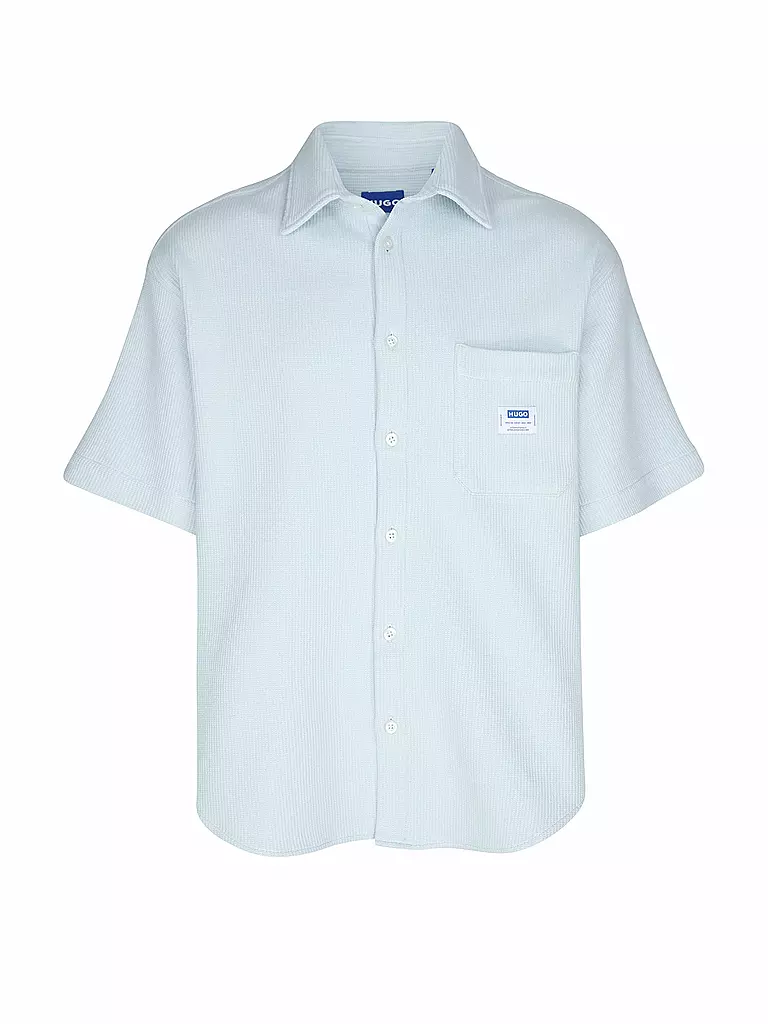 HUGO | Hemd Relaxed Fit EBRONN | Azul claro