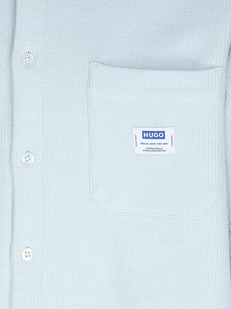 HUGO | Hemd Relaxed Fit EBRONN | Azul claro
