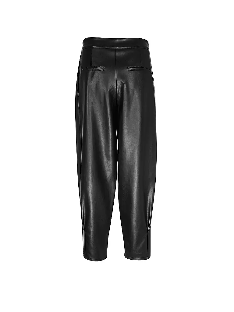 HUGO | Hose in Lederoptik HESIZILA | Negro