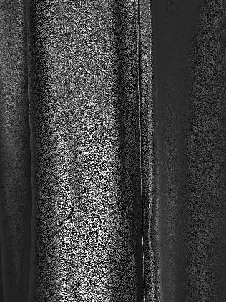 HUGO | Hose Wide Fit in Lederoptik HAWINE | Negro