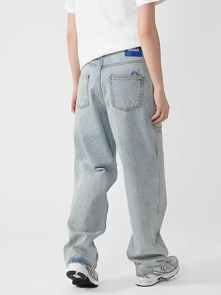 HUGO | Jeans Boyfriend Fit GETARA | Azul claro