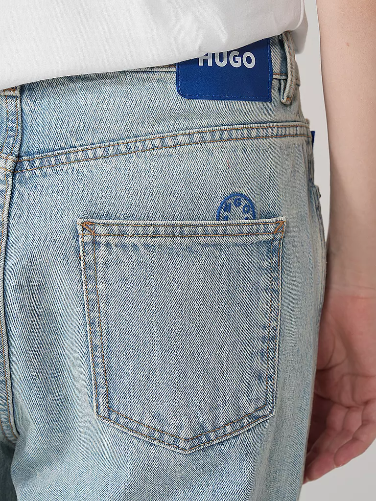 HUGO | Jeans Boyfriend Fit GETARA | Azul claro