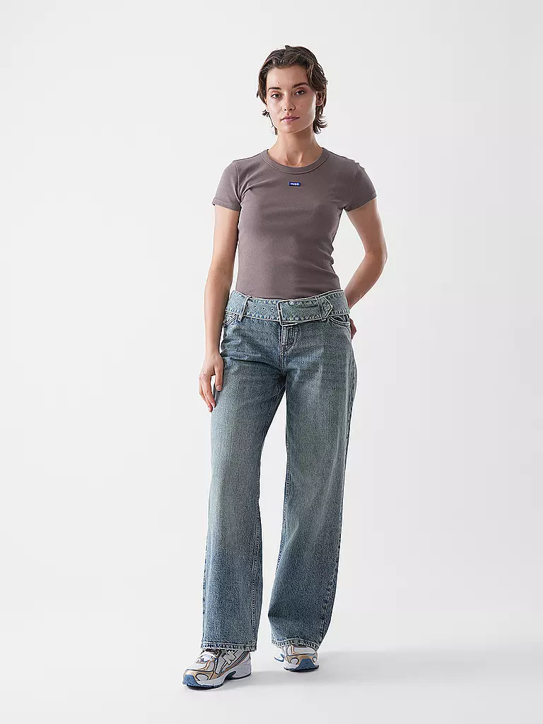 HUGO | Jeans de pierna ancha GLORY_B | Gris