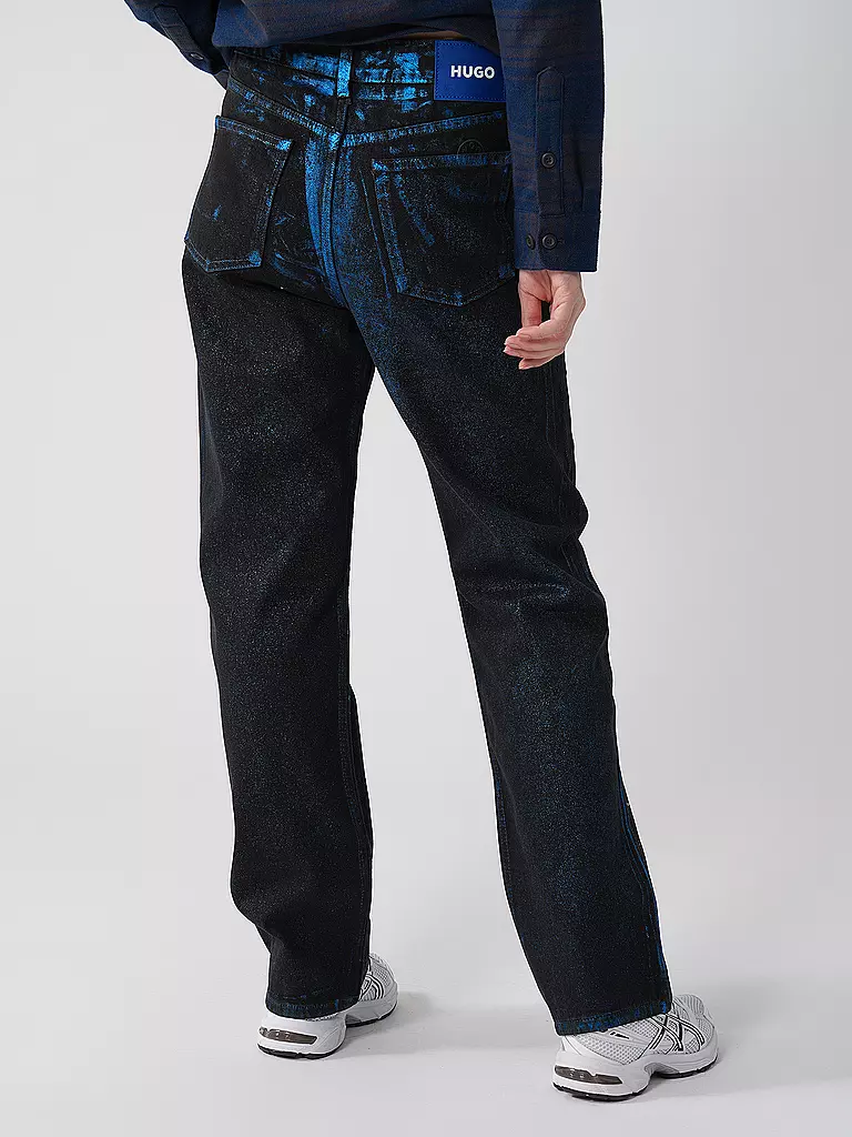 HUGO | Jeans Straight Fit ELYAH_B  | Negro