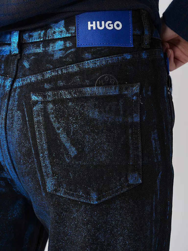 HUGO | Jeans Straight Fit ELYAH_B  | Negro