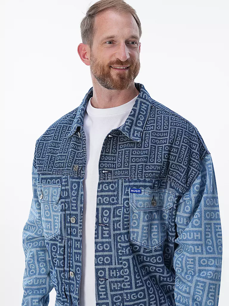HUGO | Jeansjacke CORSO | Azul