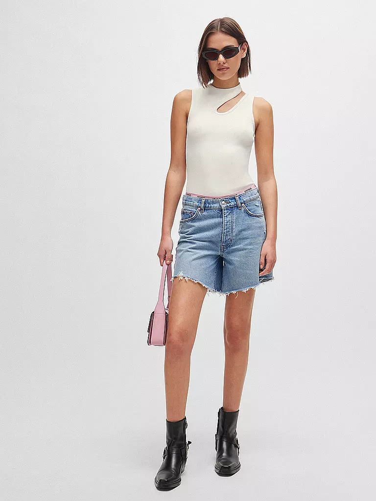 HUGO | Jeansshorts GEALEA | Azul claro