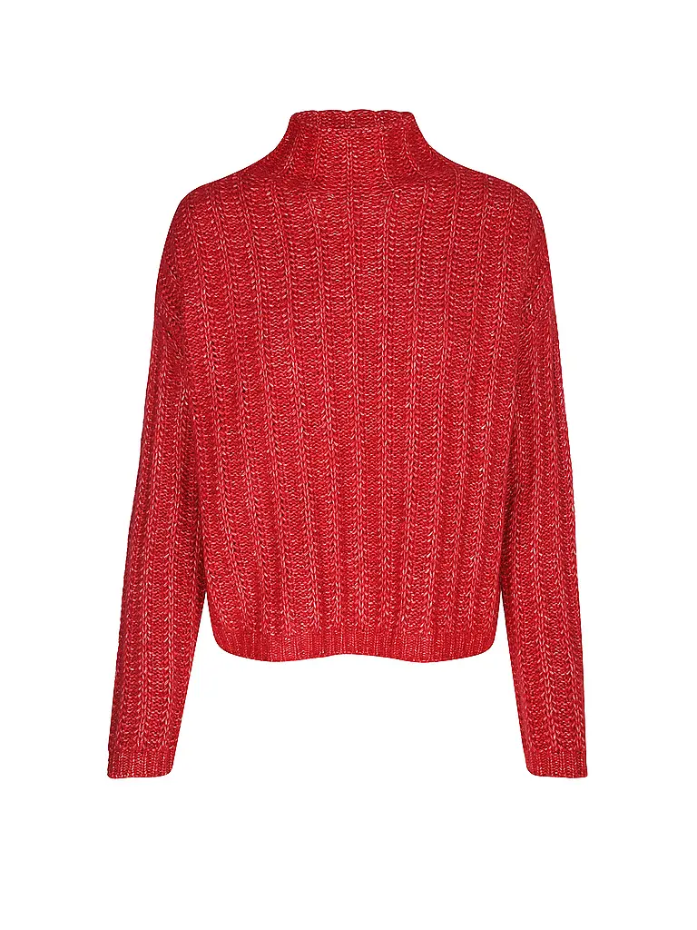 HUGO | Jersey de cuello alto SAFINEYNY | Rojo