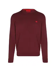 HUGO | Pullover SAN CASSIUS | Rojo oscuro