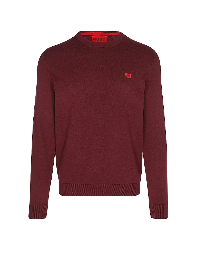HUGO | Jersey SAN CASSIUS-C1 | Rojo oscuro