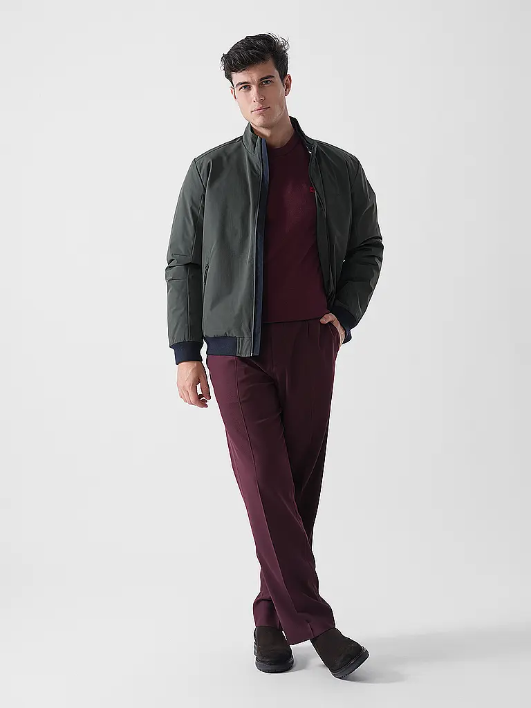 HUGO | Jersey SAN CASSIUS-C1 | Rojo oscuro