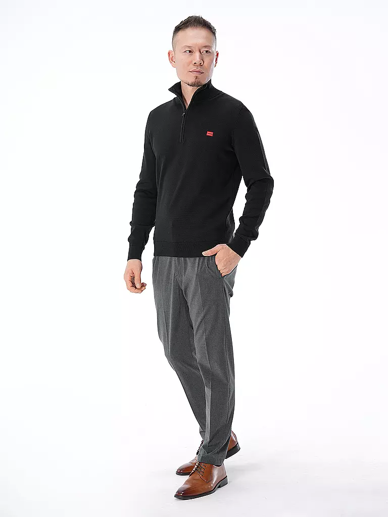 HUGO | Jersey Troyer SAN QUINTUS-C | Negro
