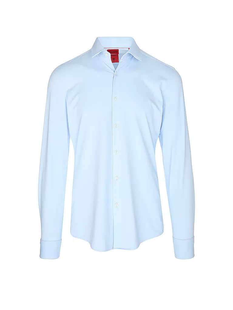 HUGO | Jerseyhemd Slim Fit KENNO | Azul claro