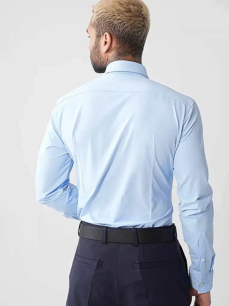 HUGO | Jerseyhemd Slim Fit KENNO | Azul claro