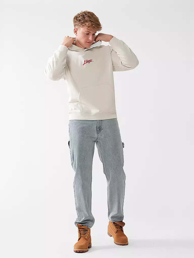 HUGO | Kapuzensweater - Hoodie  | Blanco
