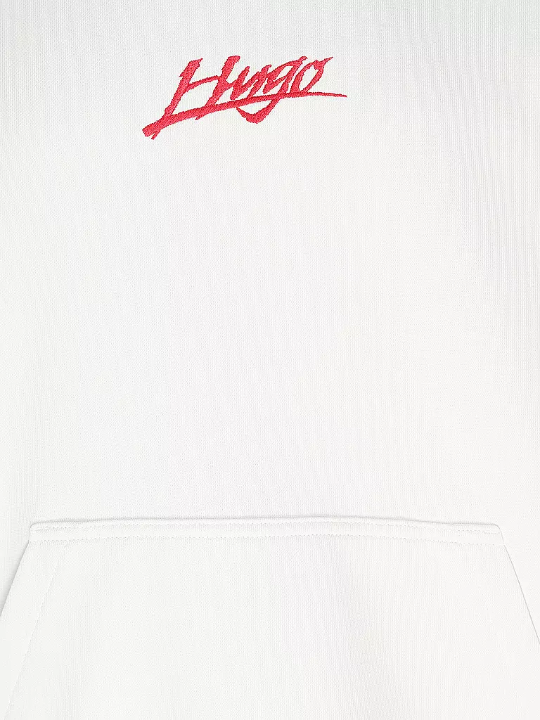 HUGO | Kapuzensweater - Hoodie  | Blanco