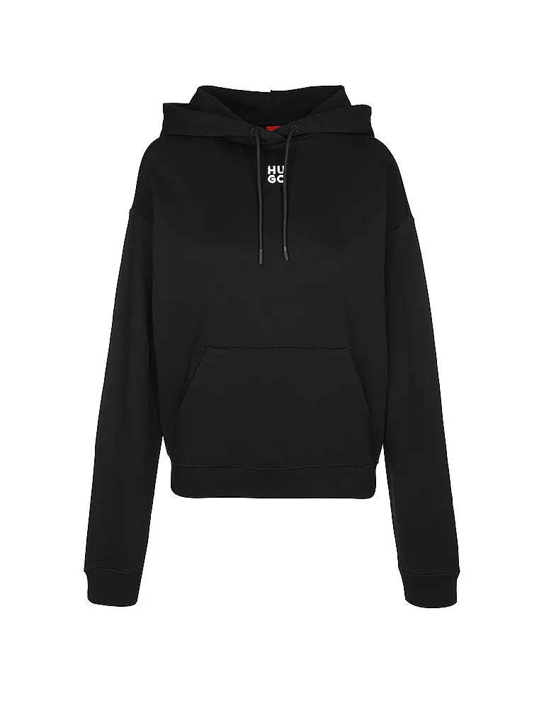 HUGO | Kapuzensweater - Hoodie DELFINIA | Negro