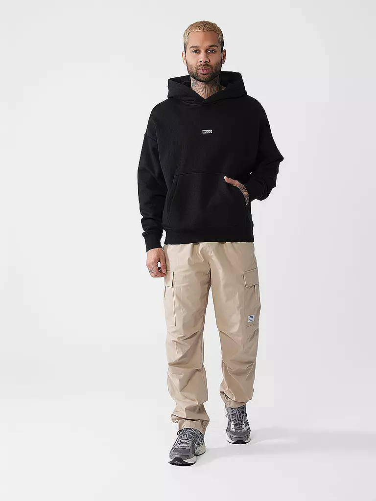 HUGO | Kapuzensweater - Hoodie NAZARDO | Negro