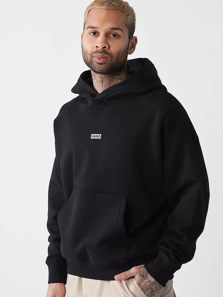 HUGO | Kapuzensweater - Hoodie NAZARDO | Negro