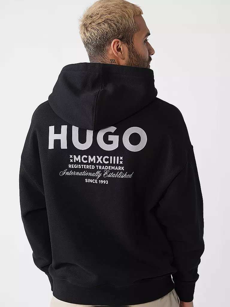 HUGO | Kapuzensweater - Hoodie NAZARDO | Negro