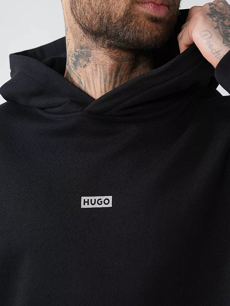 HUGO | Kapuzensweater - Hoodie NAZARDO | Negro