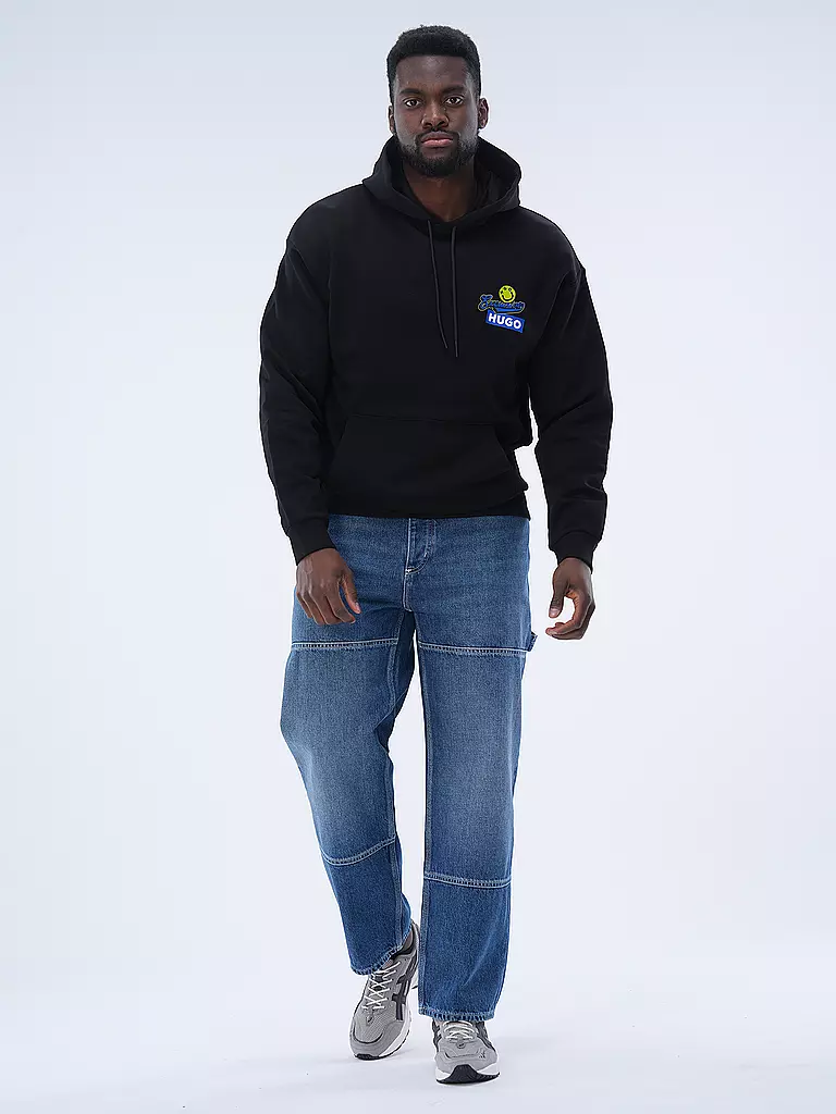 HUGO | Kapuzensweater - Hoodie NERRAIN | Negro