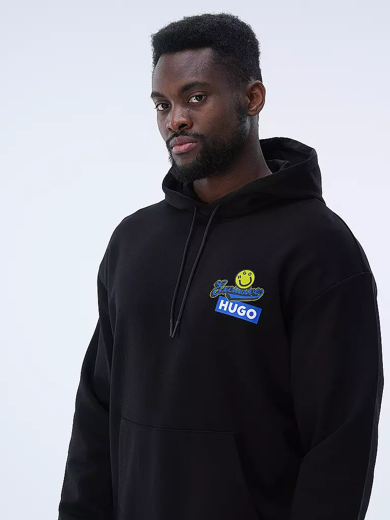 HUGO | Kapuzensweater - Hoodie NERRAIN | Negro