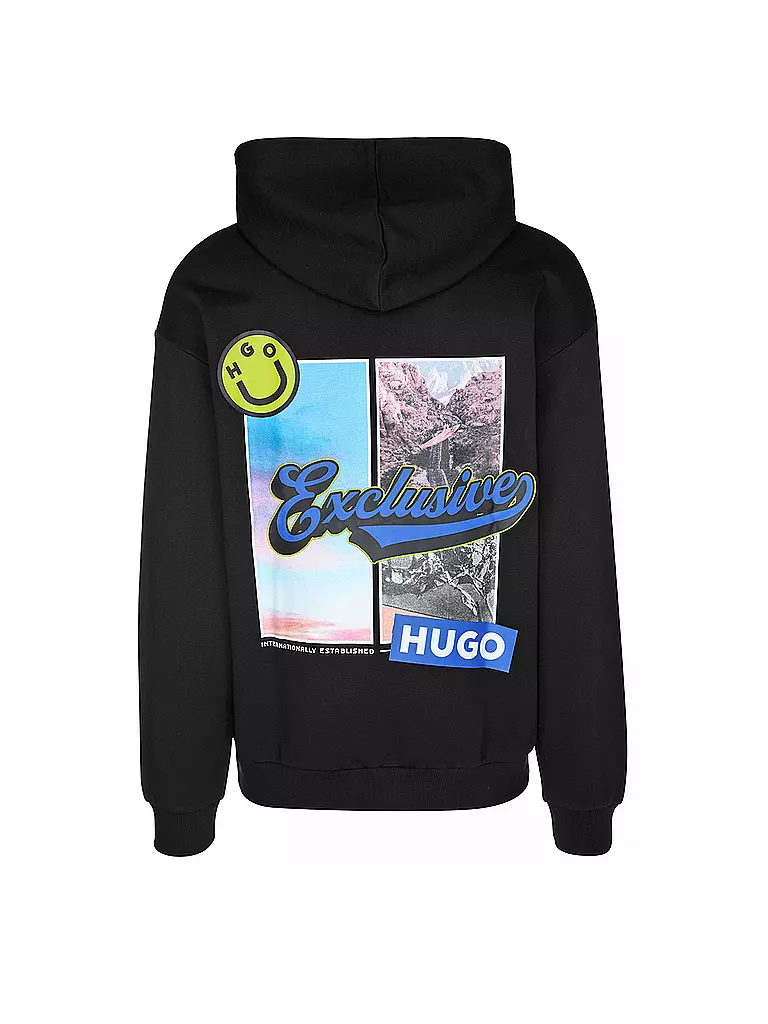 HUGO | Kapuzensweater - Hoodie NERRAIN | Negro