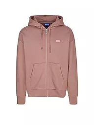 HUGO | Kapuzensweatjacke NARDIMEZ | Marrón