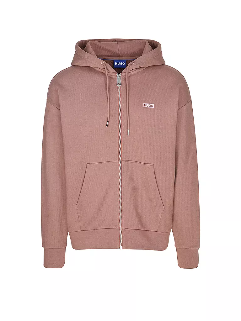 HUGO | Kapuzensweatjacke NARDIMEZ | Marrón