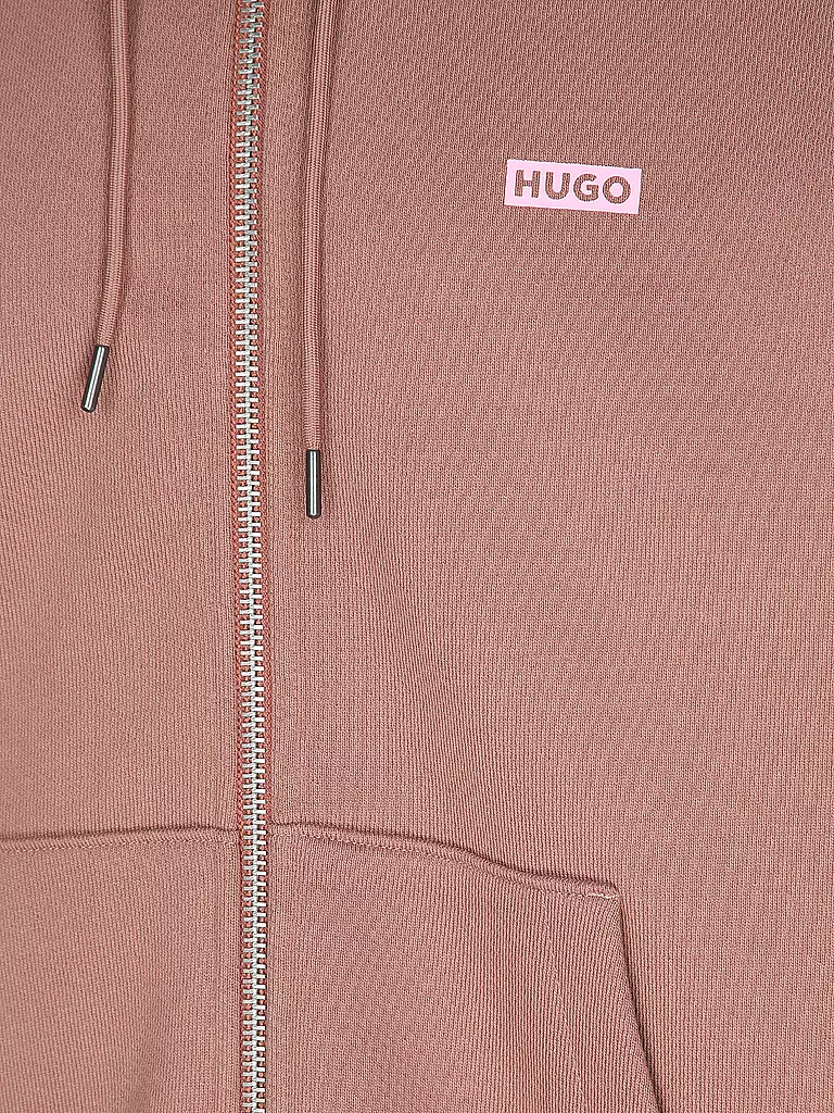 HUGO | Kapuzensweatjacke NARDIMEZ | Marrón