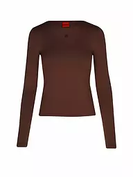 HUGO | Langarmshirt DASIIA | Marrón