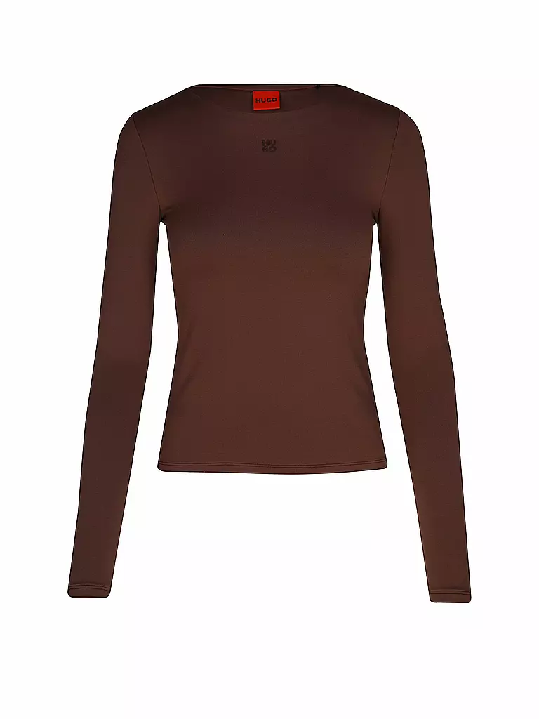 HUGO | Langarmshirt DASIIA | Marrón
