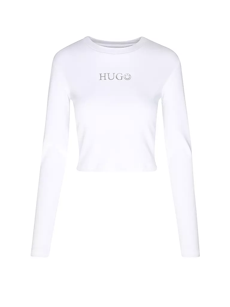 HUGO | Langarmshirt DELLA_B | Blanco