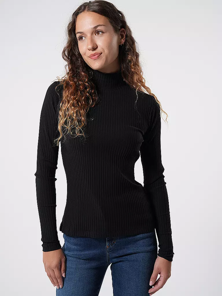 HUGO | Langarmshirt DRIZA | Negro