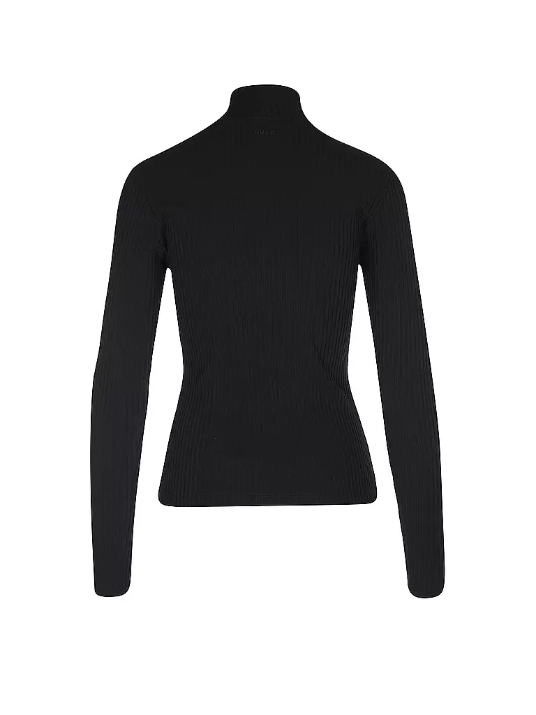 HUGO | Langarmshirt DRIZA | Negro