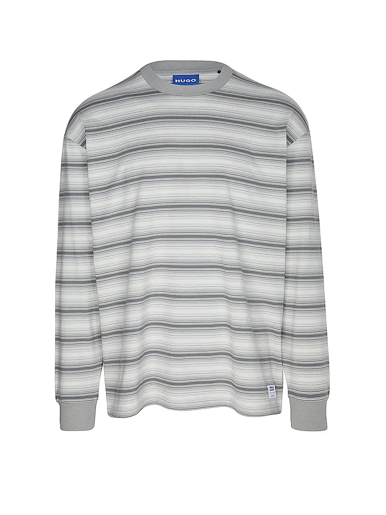 HUGO | Langarmshirt NISOLOG | Gris