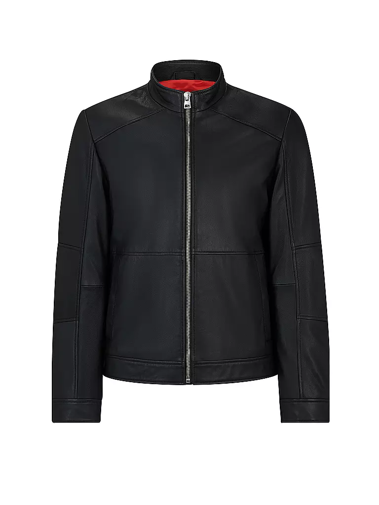 HUGO | Lederjacke LOKIS2 | Negro