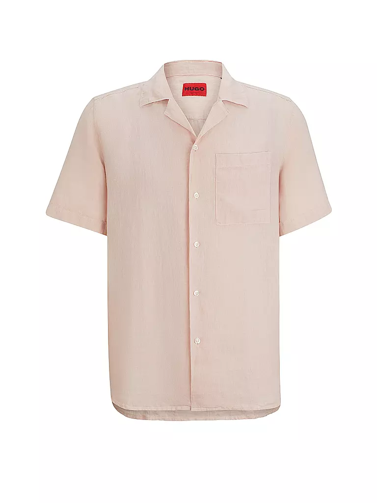 HUGO | Leinenhemd | Rosa