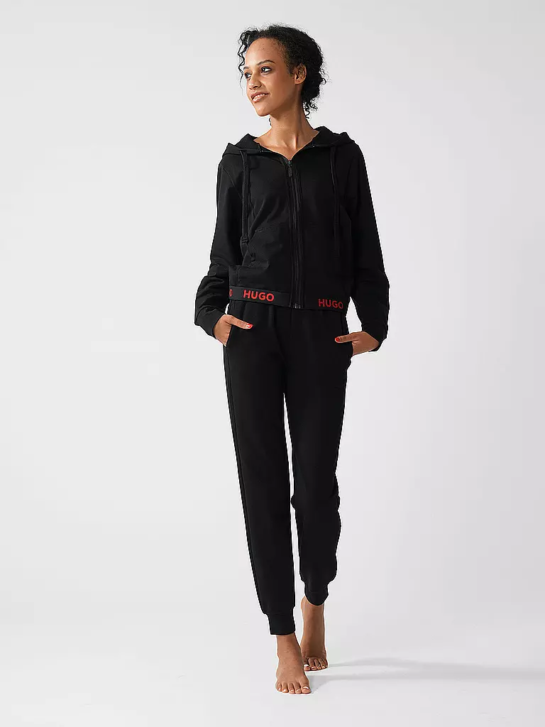 HUGO | Loungewear Hose SPORTY | Negro