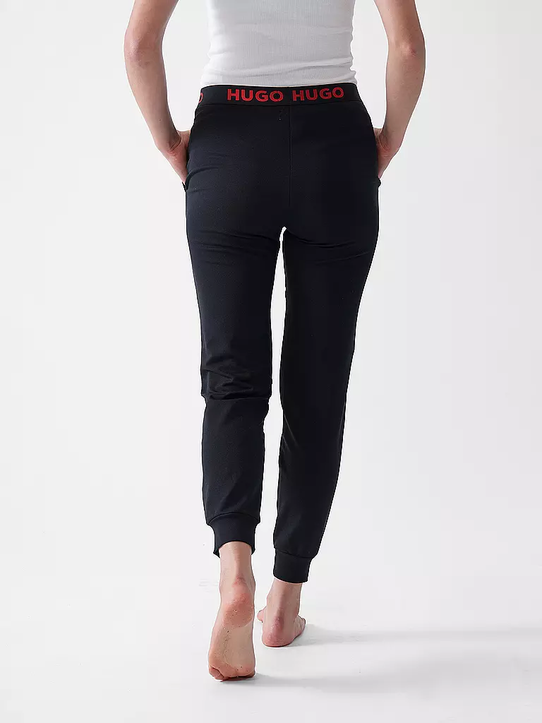 HUGO | Loungewear Hose SPORTY | Negro