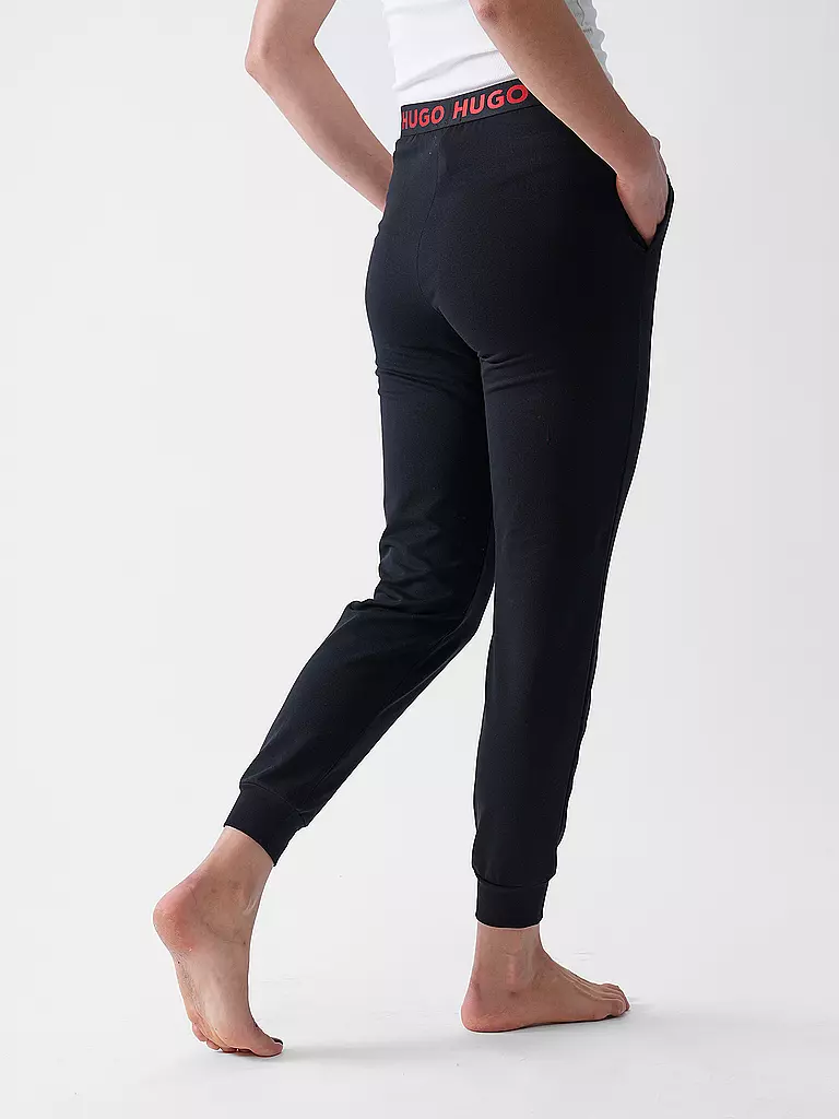 HUGO | Loungewear Hose SPORTY | Negro