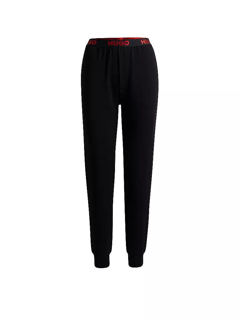 HUGO | Loungewear Hose SPORTY | Negro