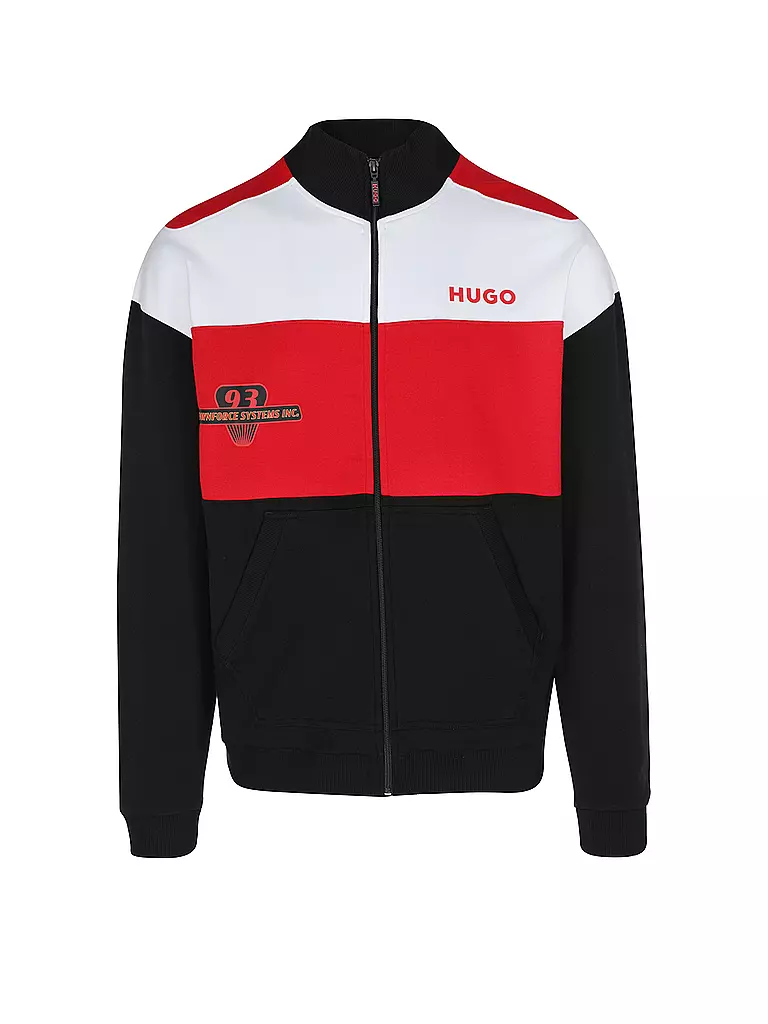 HUGO | Loungewear Jacke  | Negro