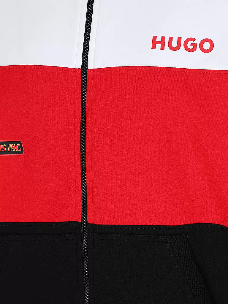 HUGO | Loungewear Jacke  | Negro
