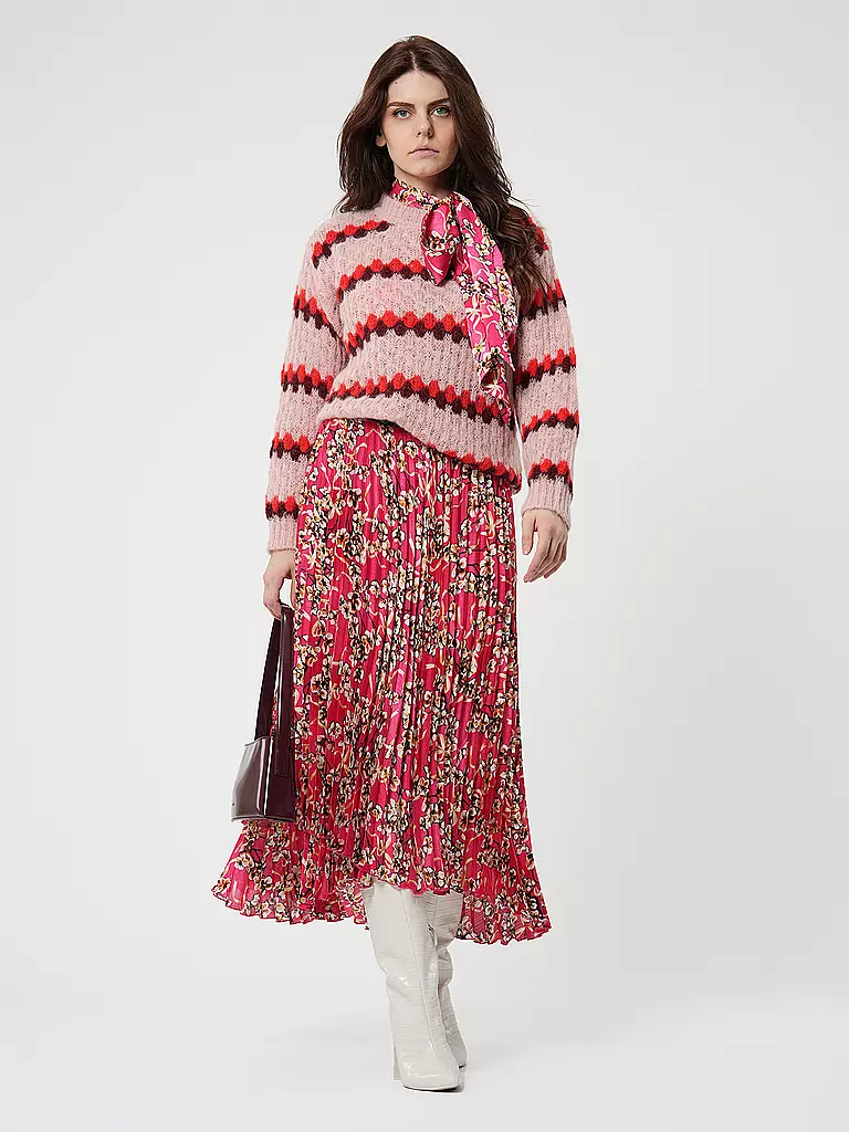 HUGO | Midi falda RUNISE | Fucsia