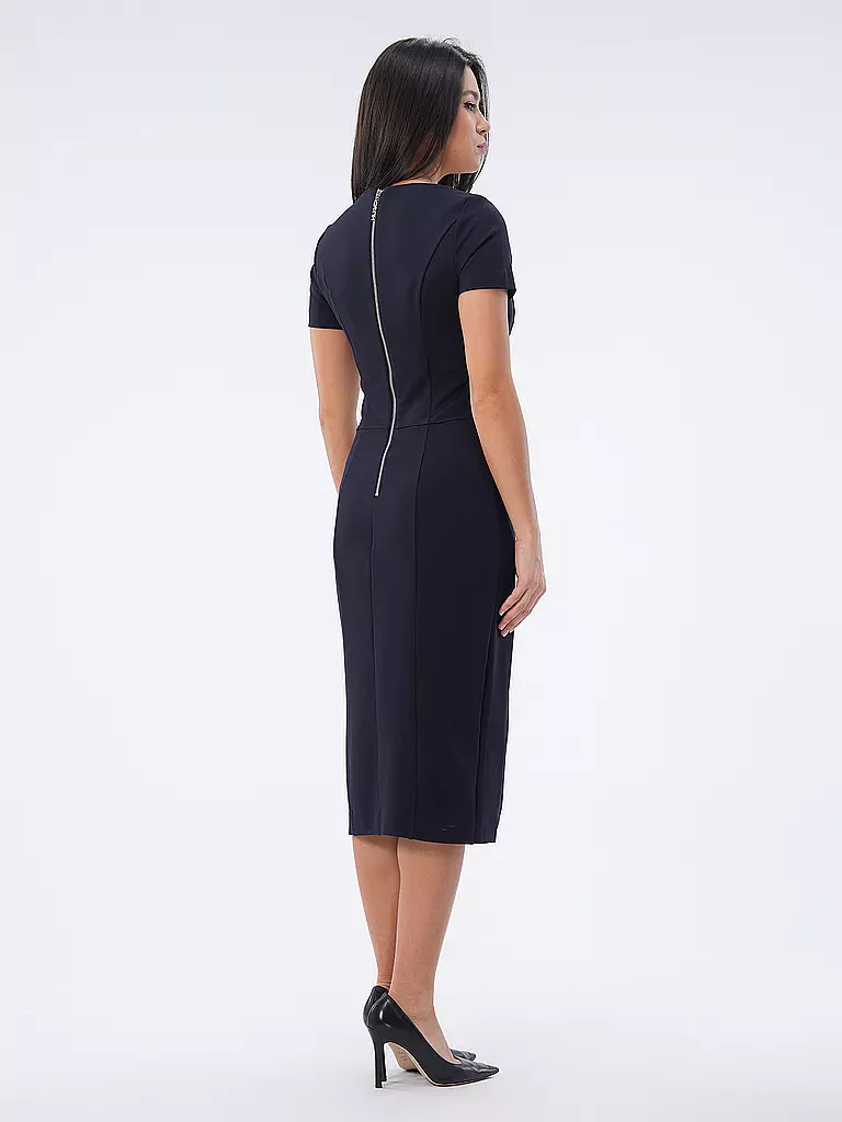 HUGO | Midikleid KALAMARA-1 | Azul oscuro