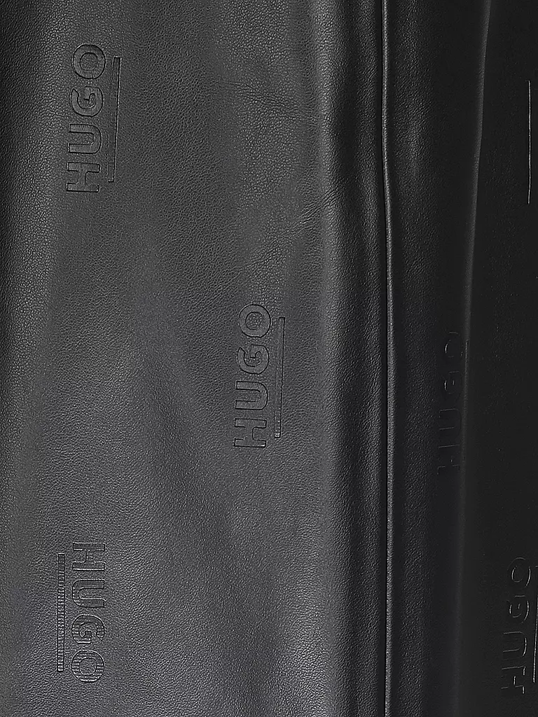 HUGO | Midirock in Lederoptik RUSILANNA | Negro