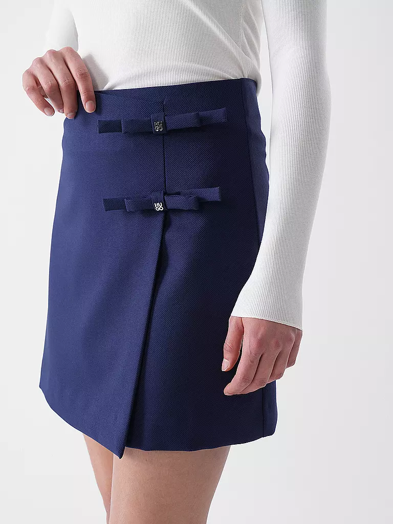 HUGO | Minifalda RALIME-1 | Azul oscuro