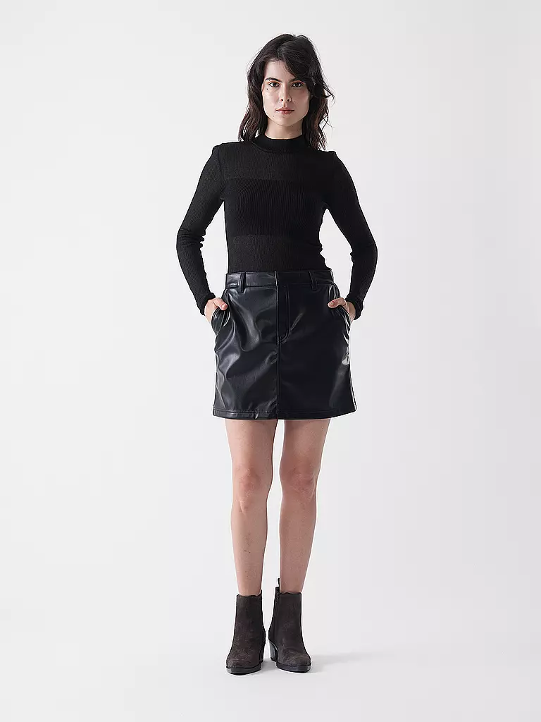 HUGO | Minifalda RIHALE-1_B | Negro